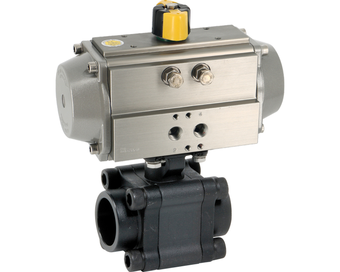 3 pieces carbon steel ball valve SW 702XS-F 1/2'' + RE51